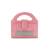 HANDLE ACCORDION CHAIN WALLET IN PINK