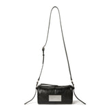 BUCKLE STRAP TWO WAY MINI BAG IN BLACK