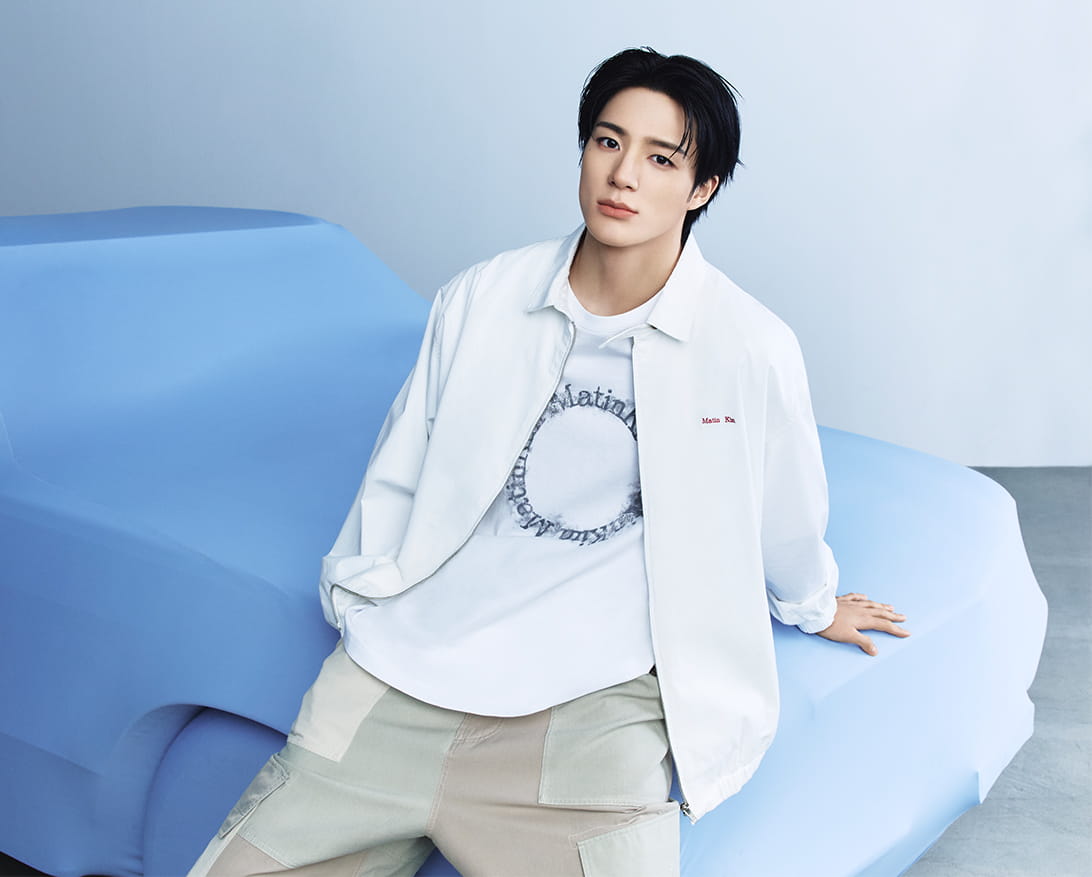 Matin Kim クロップドジャケット オリーブグリーン Relaxed Zip-Front Bomber Jacket | Madewell