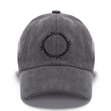 MACARON LOGO BALL CAP IN CHARCOAL