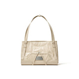 TWO WAY STRAP SQUARE BAG IN BEIGE