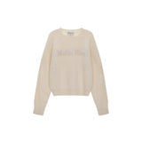 EMBO JACQUARD SWEATER FOR WOMEN IN IVORY