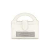 HANDLE ACCORDION CHAIN WALLET IN IVORY