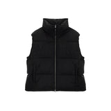 BIG LOGO POINT DOWN VEST FOR MEN IN BLACK