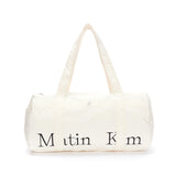 LOGO SPORTY DUFFEL BAG IN IVORY