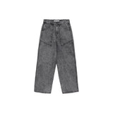 RIVET POINT DENIM PANTS IN BLACK