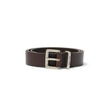 VINTAGE LEATHER BELT IN DARK BROWN