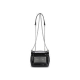 CLASSIC CHAIN QUILTING MINI BAG IN BLACK