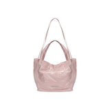 GLOSSY TWO WAY BIG BAG IN PINK