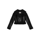 SOFT CROP MUSTANG JUMPER IN BLACK