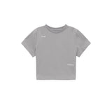 KEYWORD LETTERING CROP TOP IN LIGHT GREY