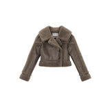 SOFT CROP MUSTANG JUMPER IN BROWN