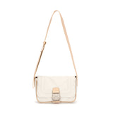 MINI BUCKLE BAG IN WHITE