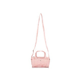 GLOSSY LOGO SPORTY MINI DUFFEL BAG IN LIGHT PINK