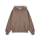 OBLIQUE POCKET HOODY IN KHAKI