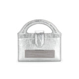 HANDLE ACCORDION CHAIN WALLET IN SILVER