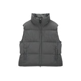 BIG LOGO POINT DOWN VEST FOR MEN IN GREY