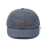 MATIN HERITAGE FLAT BRIM CAP IN NAVY