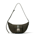 BUCKLE HOBO BAG IN KHAKI