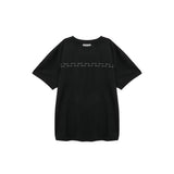 DOUBLE LINE LOGO TOP IN BLACK